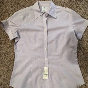 Brooks Brothers Fitted Non Iron Short Sleeve Shirt